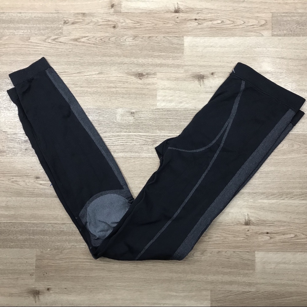 KWay Running Tights Sz L/XL Compression Blck/Gray